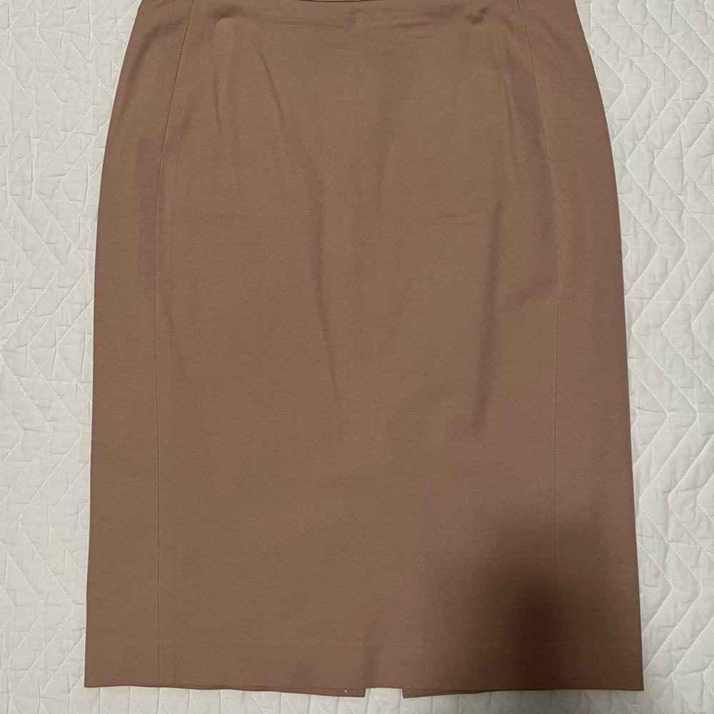 Ann Taylor Tan Pencil Skirt